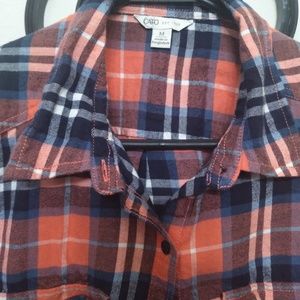 Cato flannel shirt med